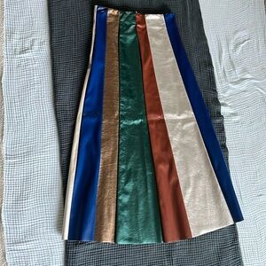 Skirt pu leather